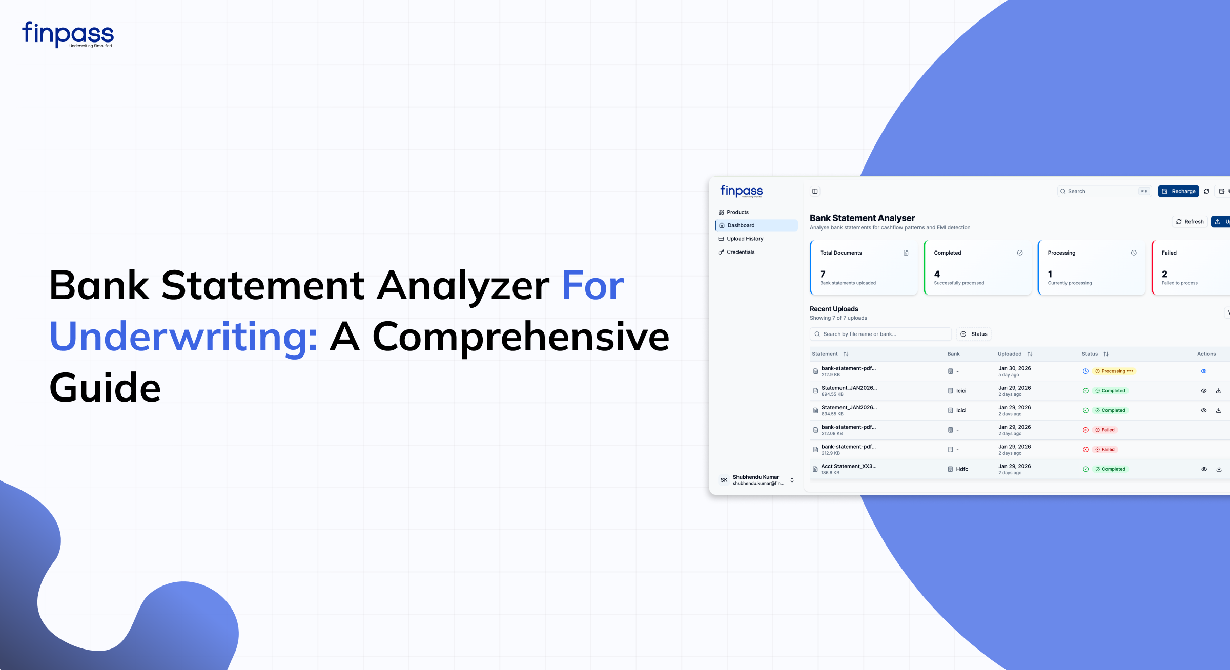 Bank Statement Analyzer Underwriting